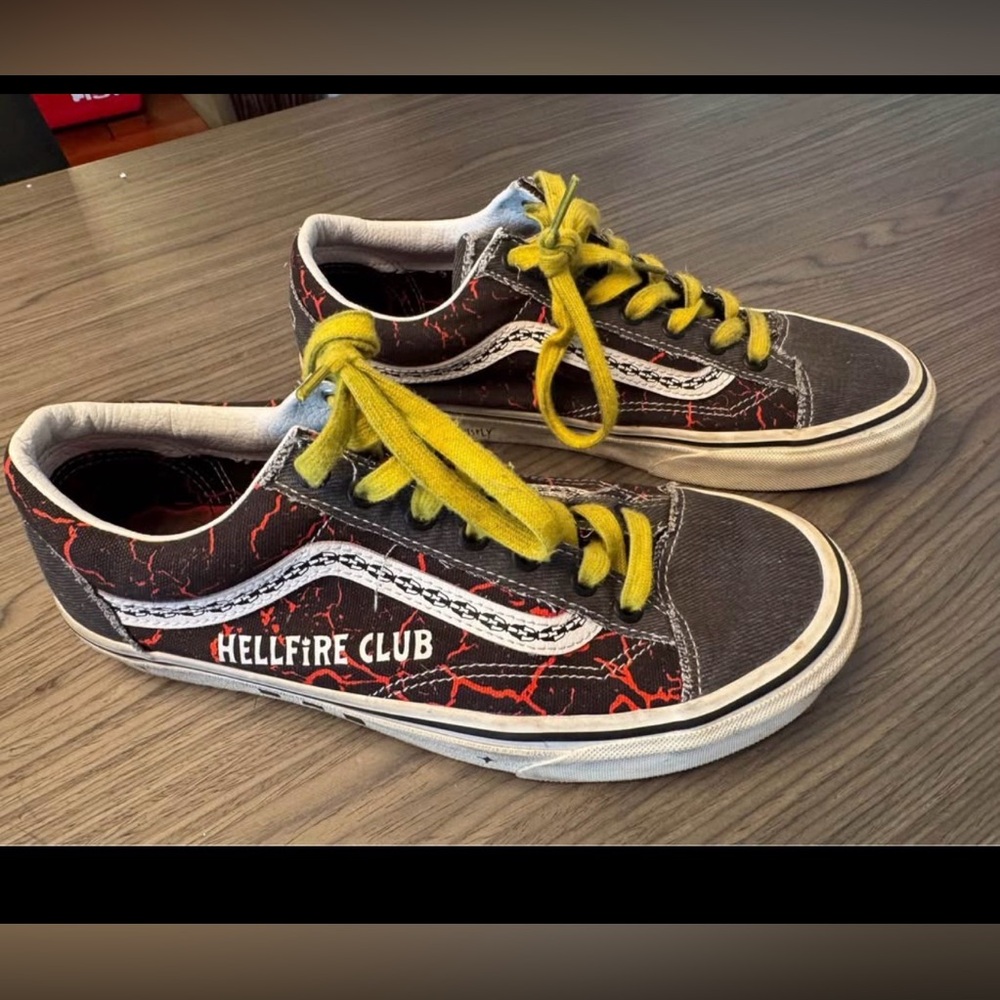 Vans Gray and Yellow Sneakers